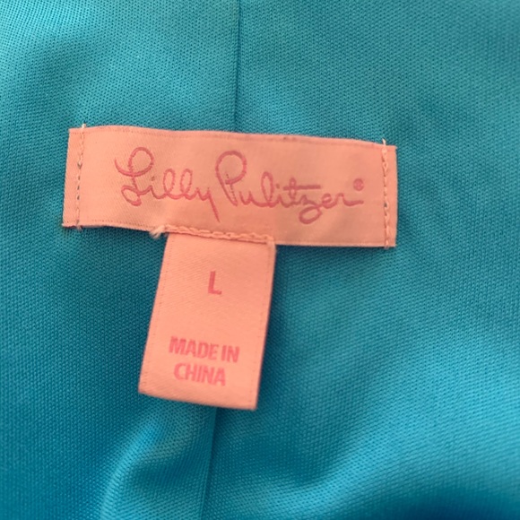 Lilly Pulitzer Blue Sleeveless Dress - Picture 3 of 4